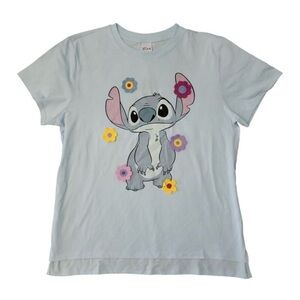 Disney Stitch Floral Graphic Tee